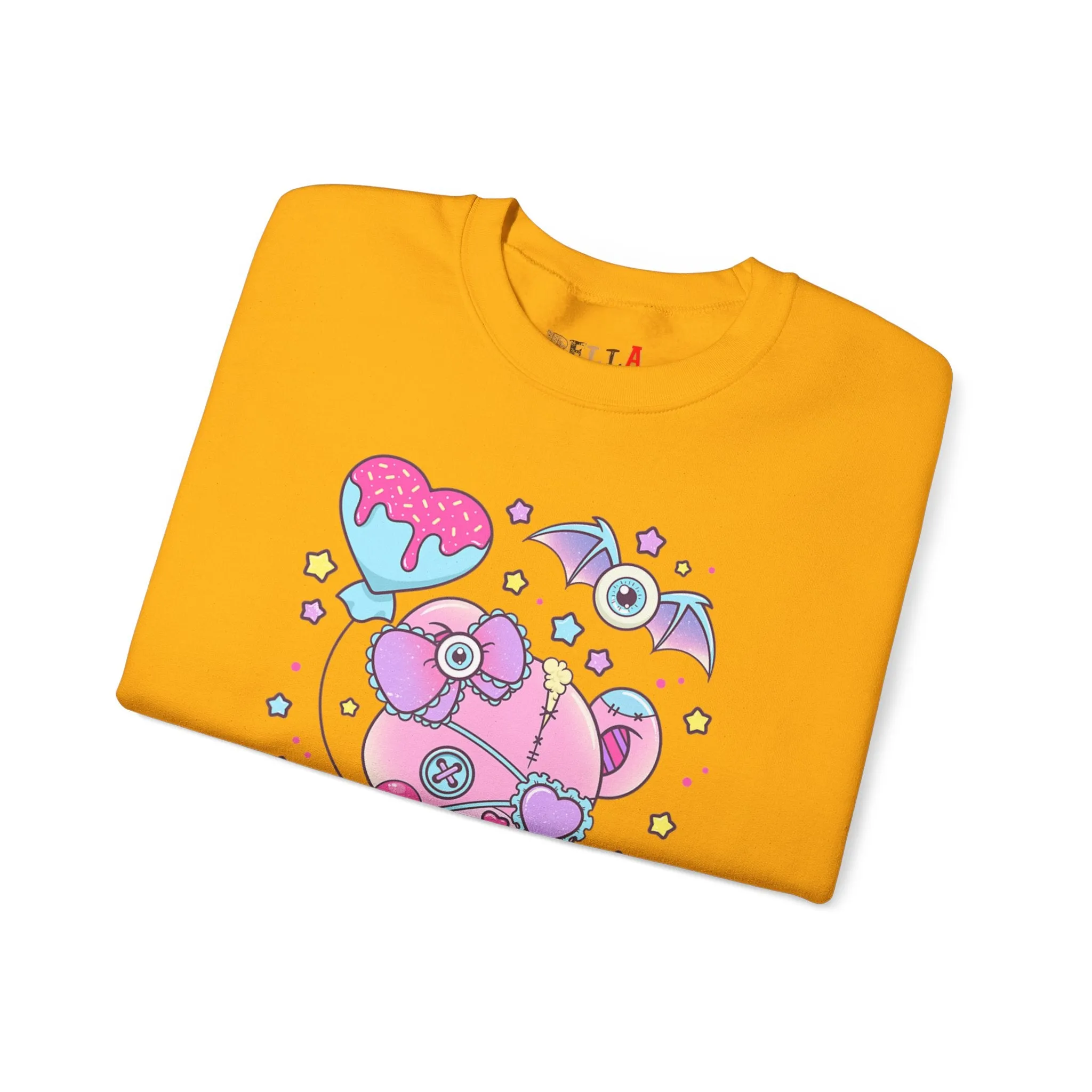 Doughnut Heart Teddy Bear Sweatshirt