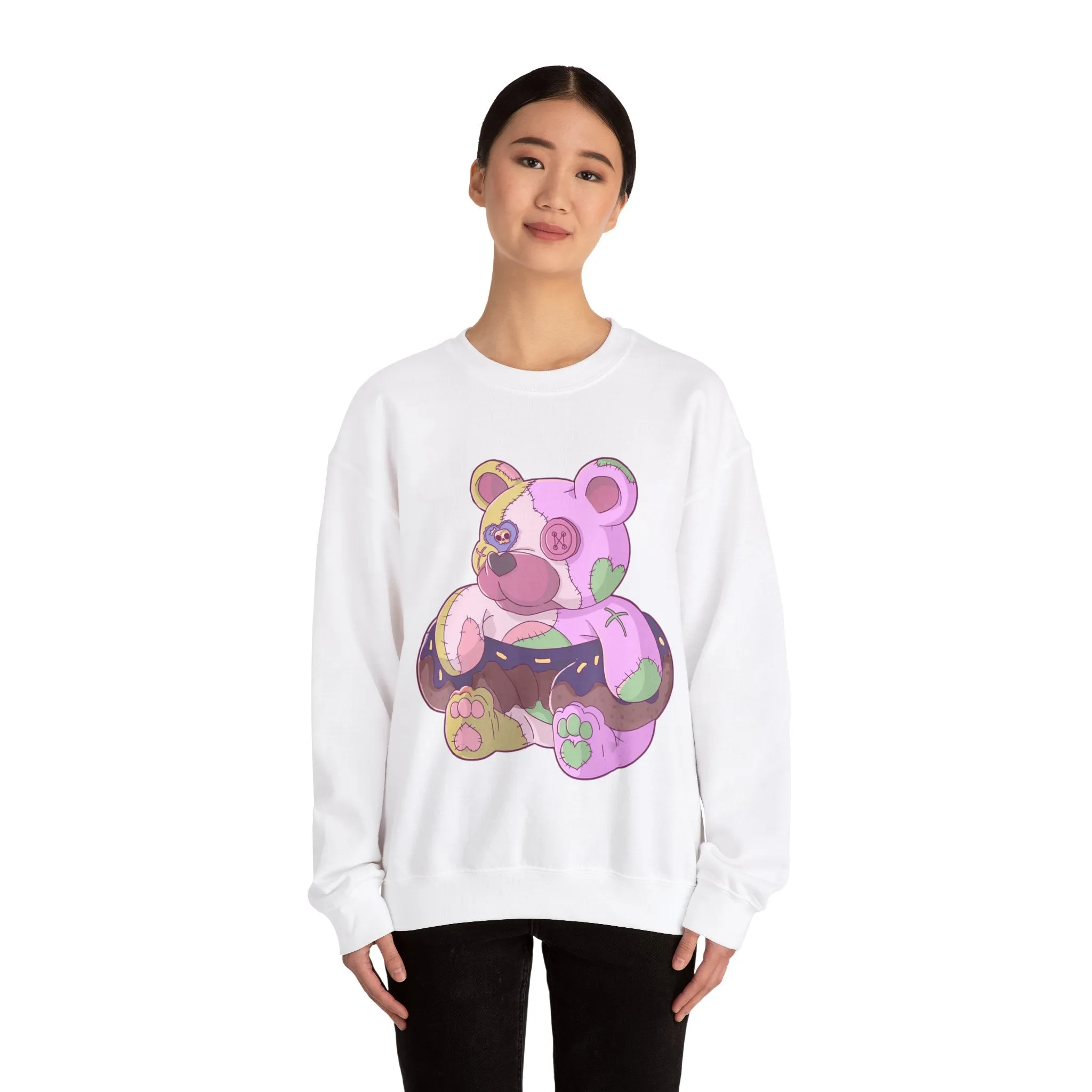 Doughnut Ring Teddy Bear Sweatshirt