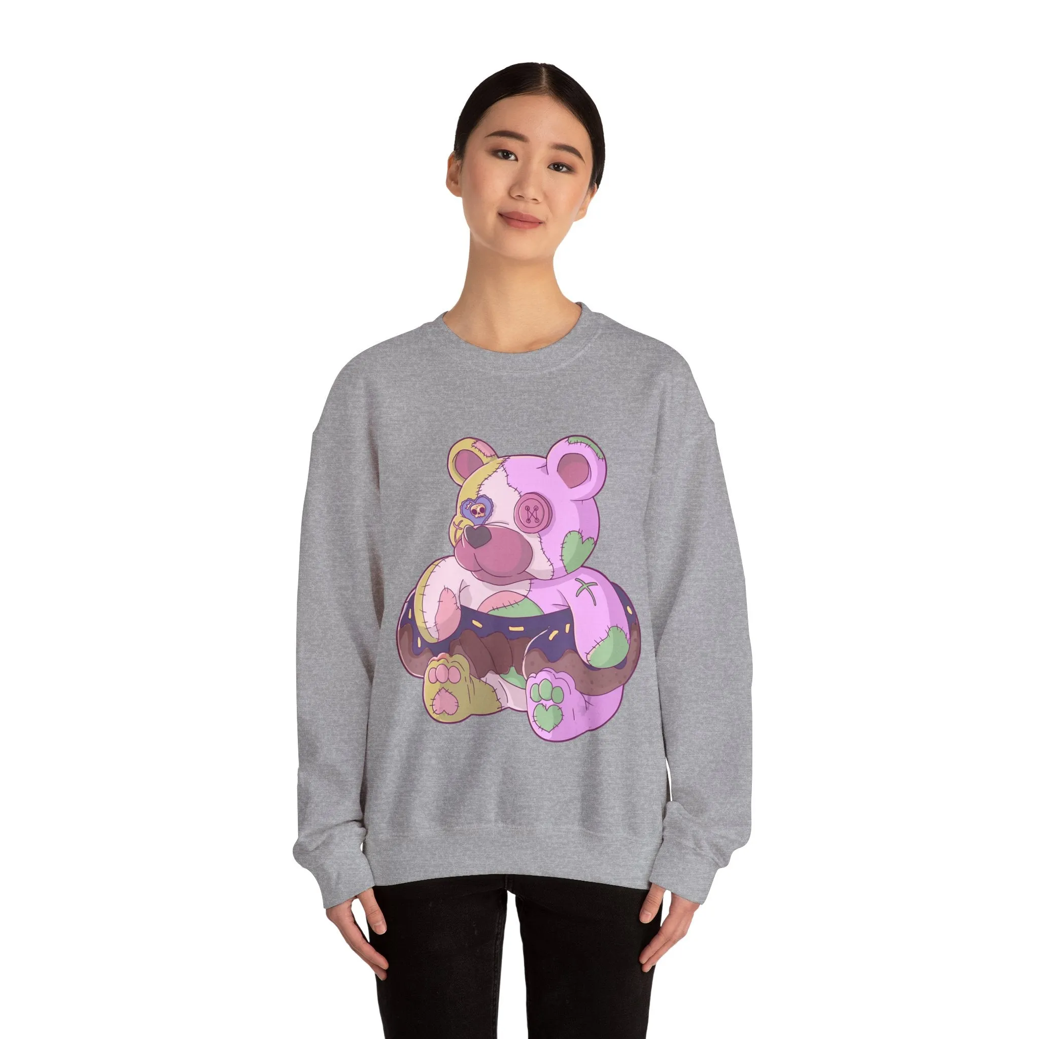 Doughnut Ring Teddy Bear Sweatshirt