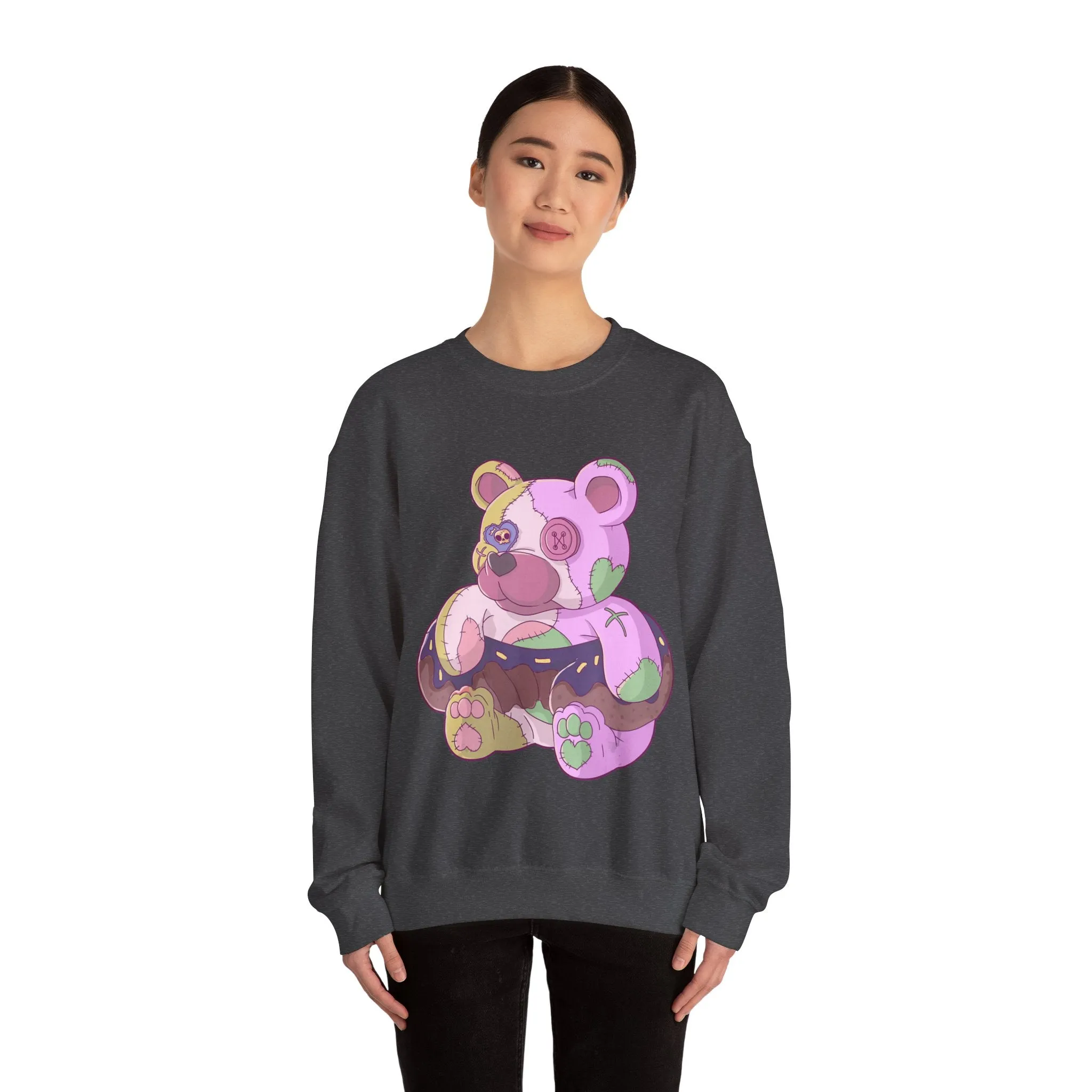 Doughnut Ring Teddy Bear Sweatshirt