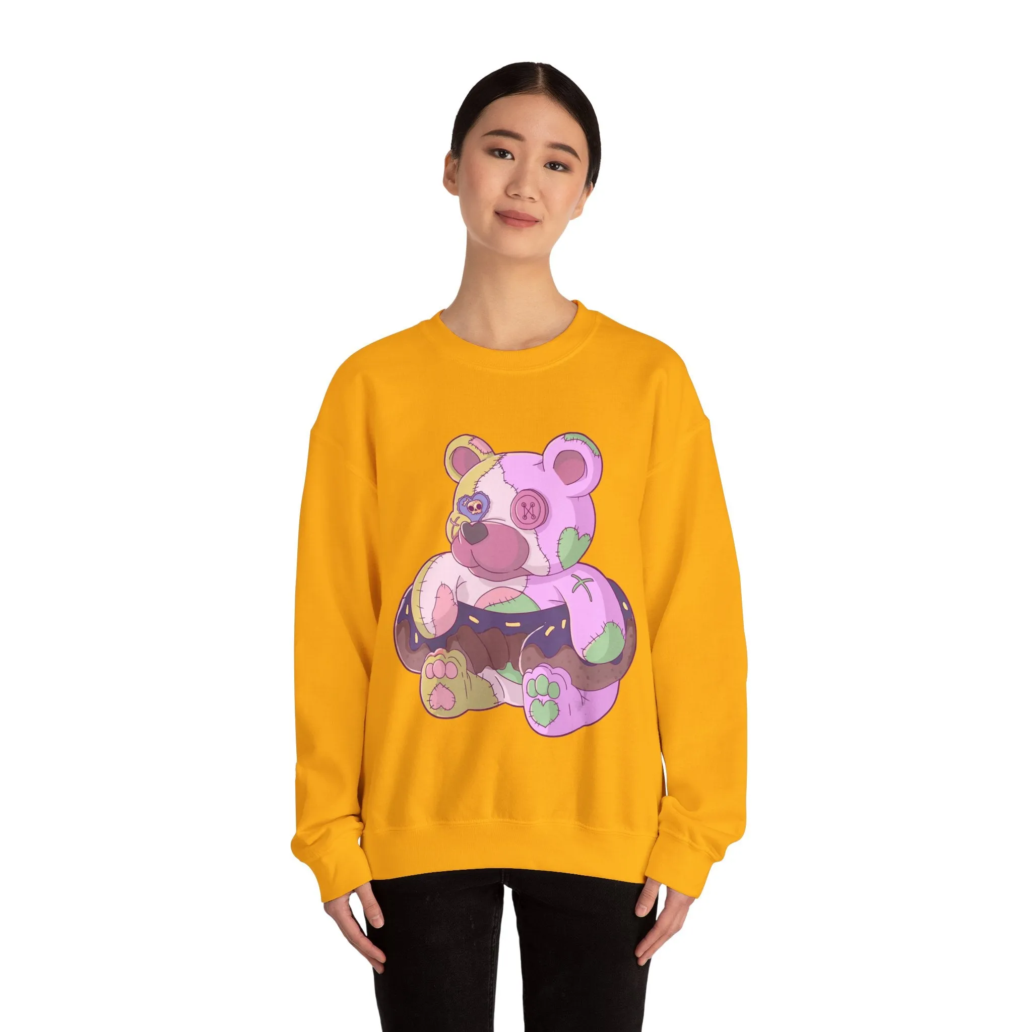 Doughnut Ring Teddy Bear Sweatshirt