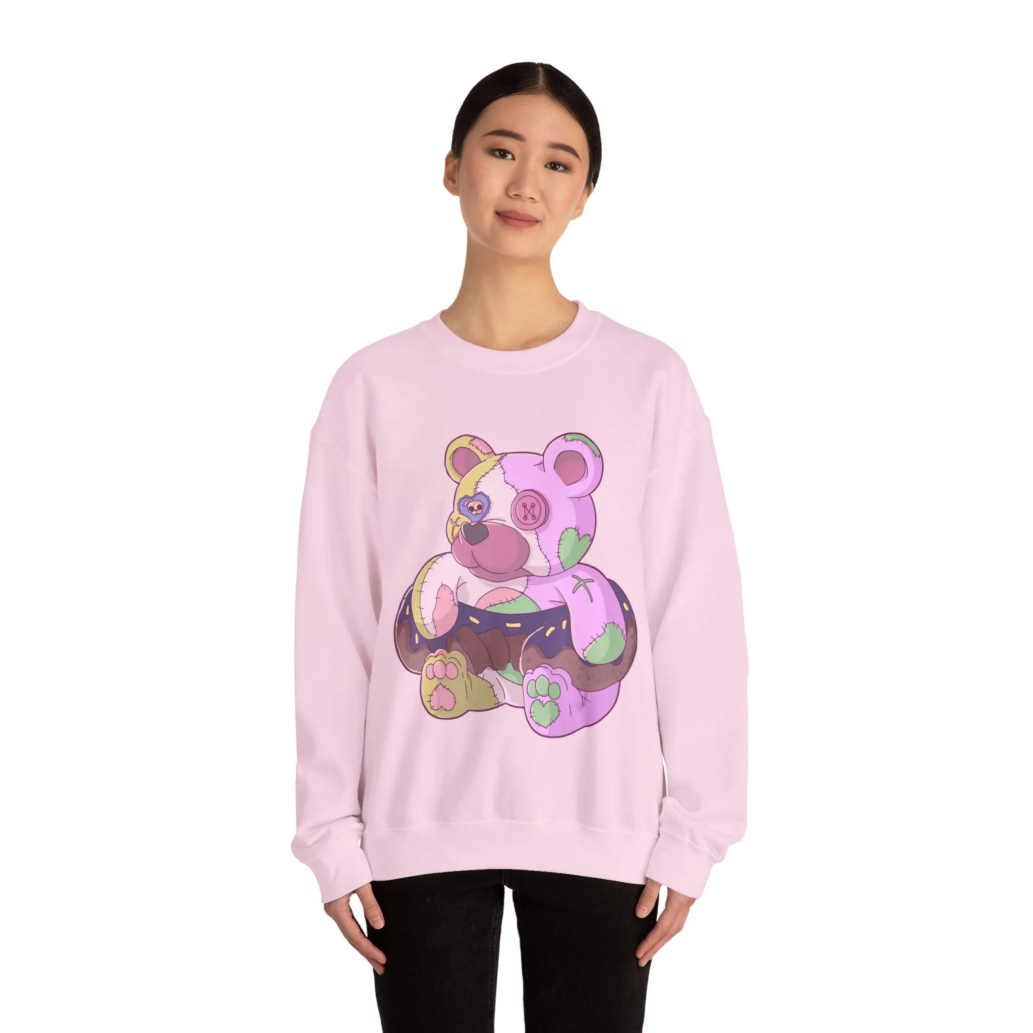 Doughnut Ring Teddy Bear Sweatshirt