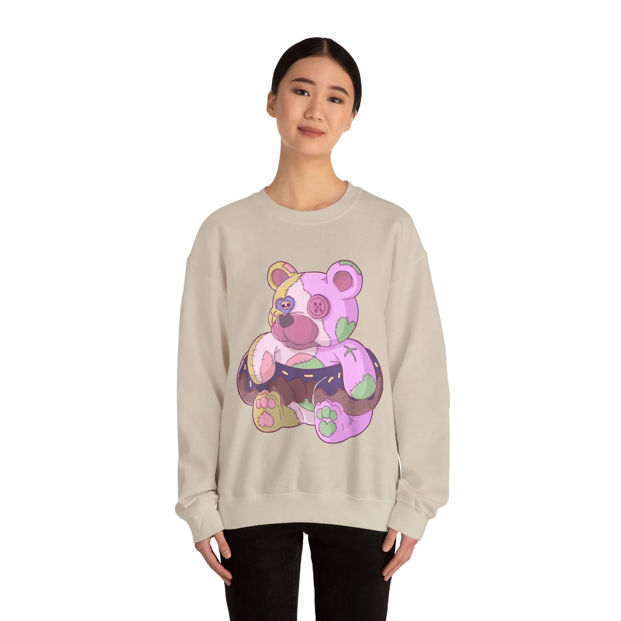 Doughnut Ring Teddy Bear Sweatshirt