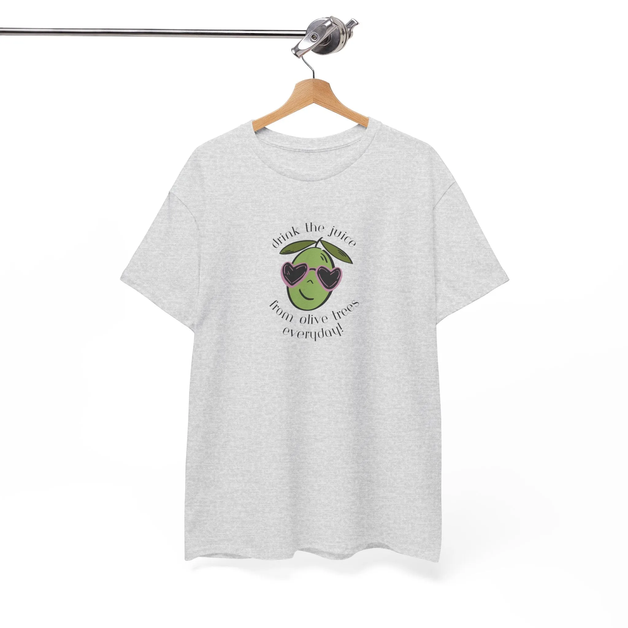 Drink skincare / olive trees / olive cartoon / Unisex Heavy Cotton Tee