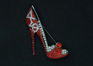 DST Red Bling Stiletto Shoe