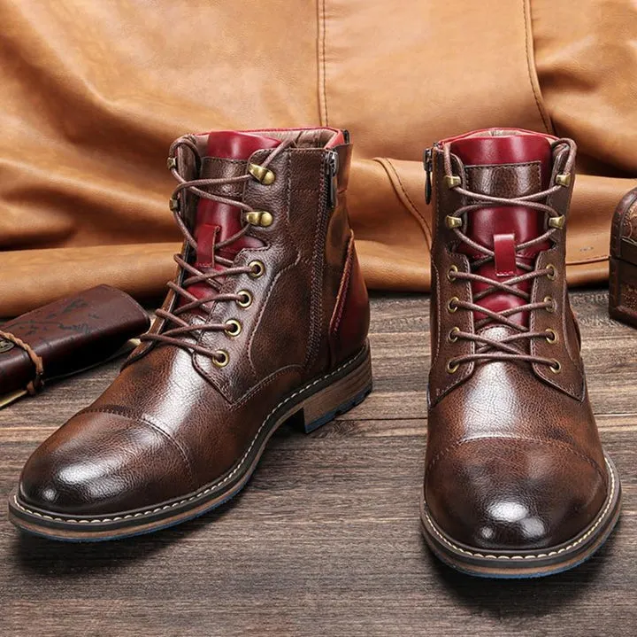Duqaz premium oxford boots for men