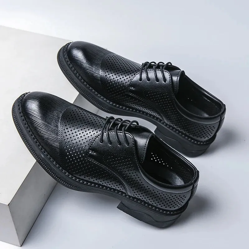 EleganceStride Handmade Oxford Derby Shoes