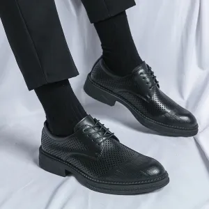 EleganceStride Handmade Oxford Derby Shoes