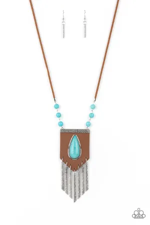 Enchantingly Tribal - Blue Paparazzi Accessories