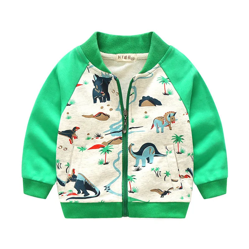 European And American Children's Clothing Cartoon Children's Coat
