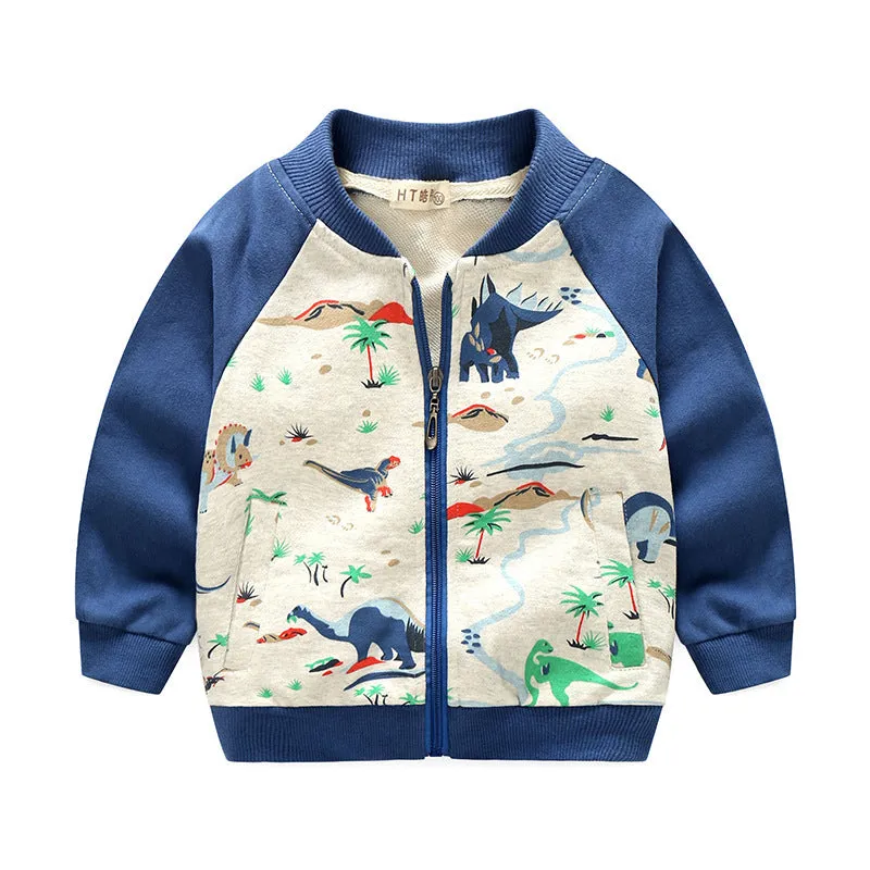 European And American Children's Clothing Cartoon Children's Coat