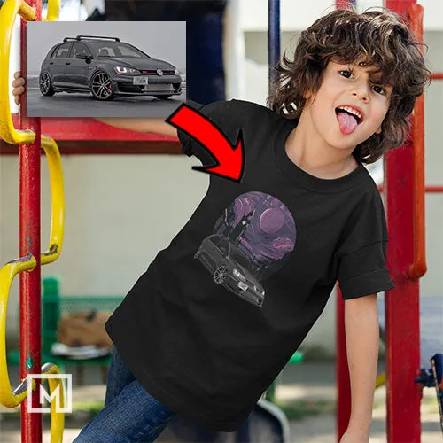European Cars | Custom Print for Kids | Unisex T-shirt