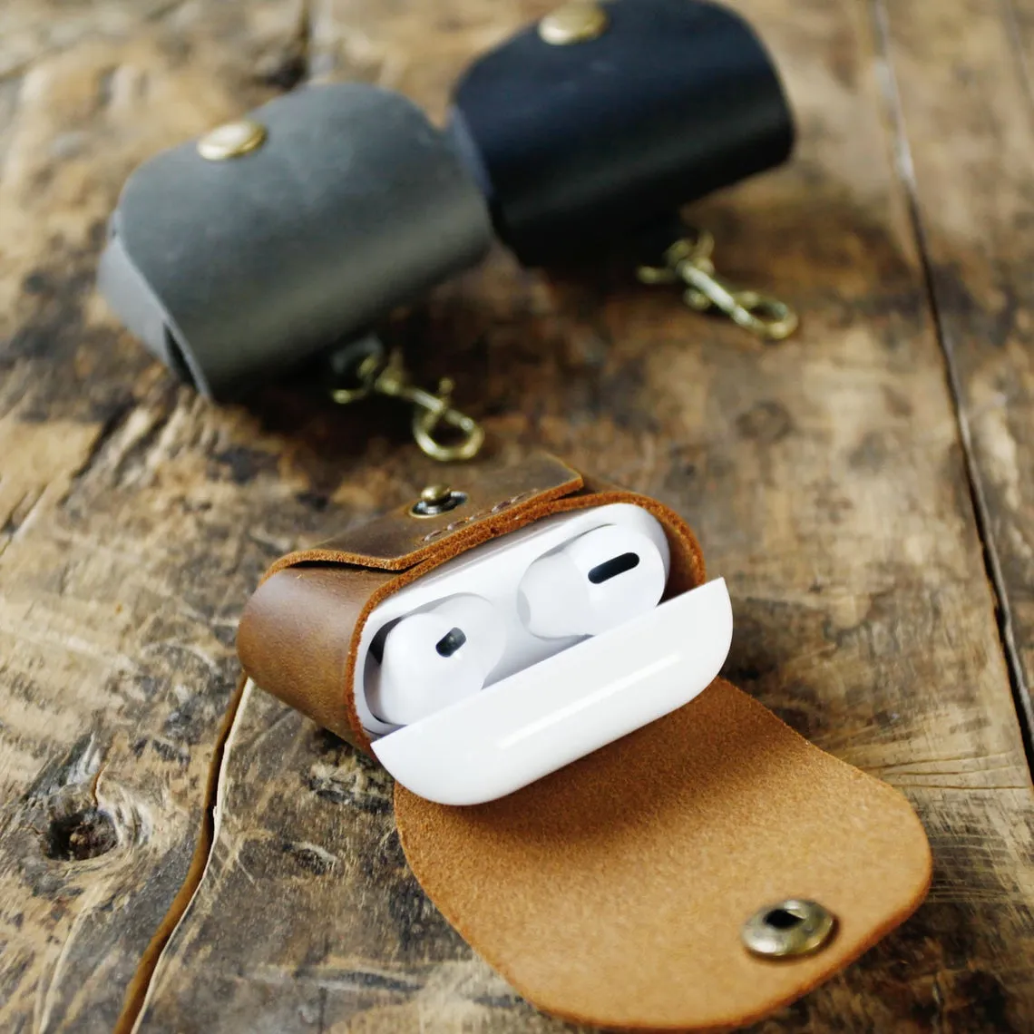 EXINOZ Handmade Leather Airpods Pro Case