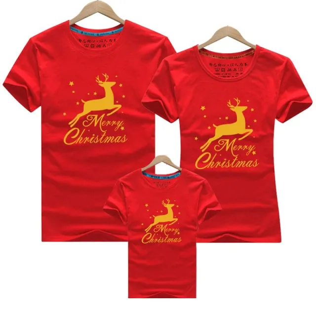 Family Clothing 2021 Christmas Snowman Print Family Matching Outfits
