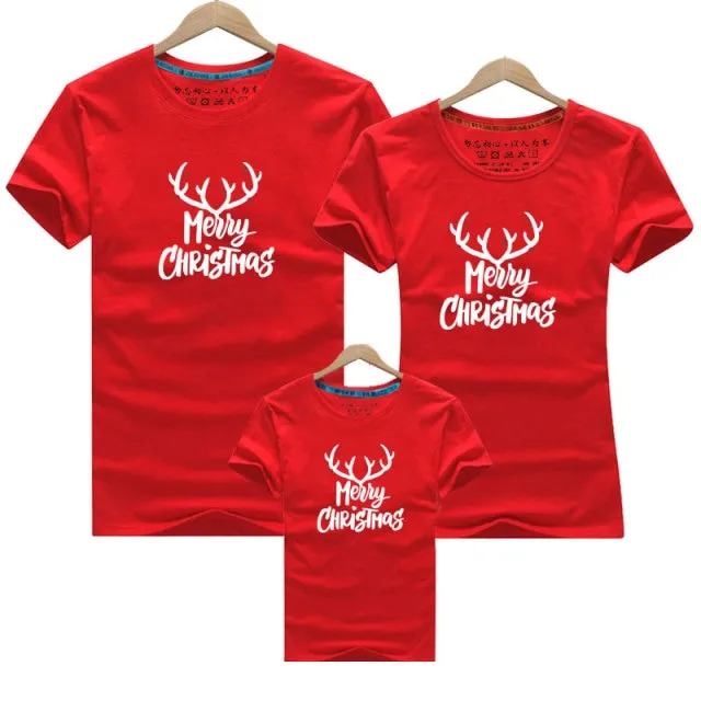 Family Clothing 2021 Christmas Snowman Print Family Matching Outfits
