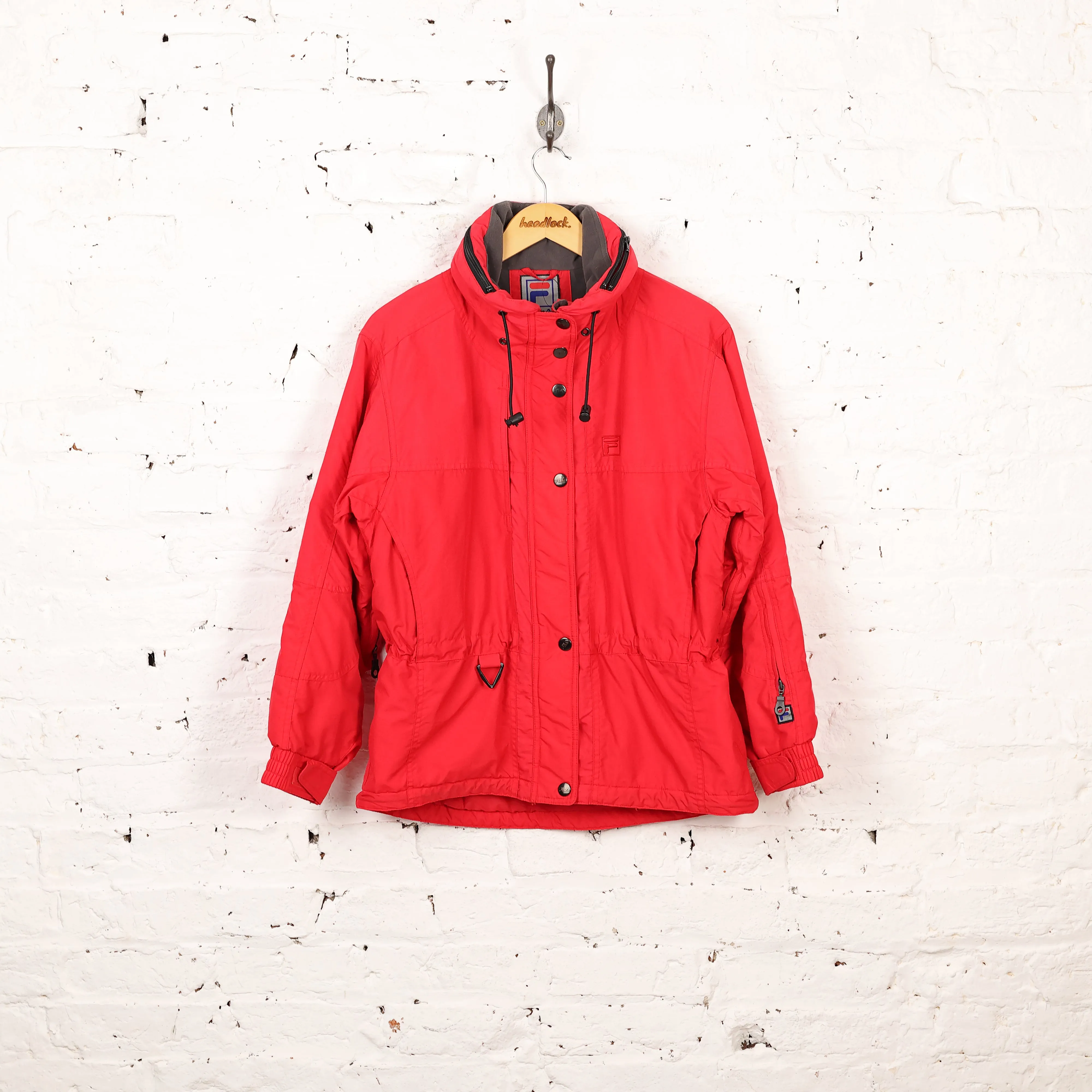Fila Women's Parka Ski Jacket - Red - S