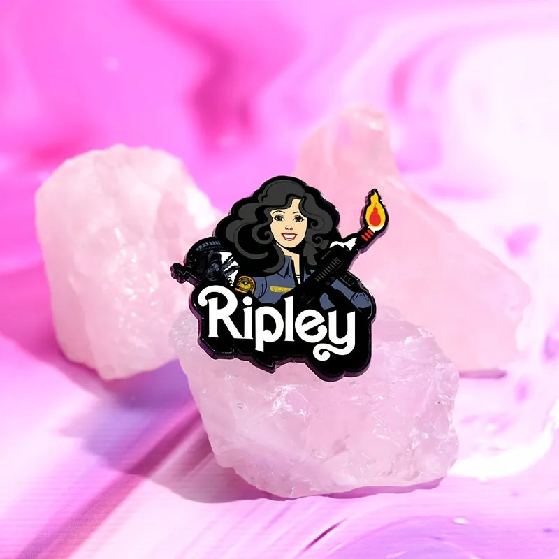 FLIXBLANY Ripley Cartoon Enamel Brooch Pin Novelty Lapel Metal Pin for Clothing