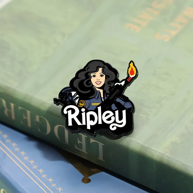 FLIXBLANY Ripley Cartoon Enamel Brooch Pin Novelty Lapel Metal Pin for Clothing