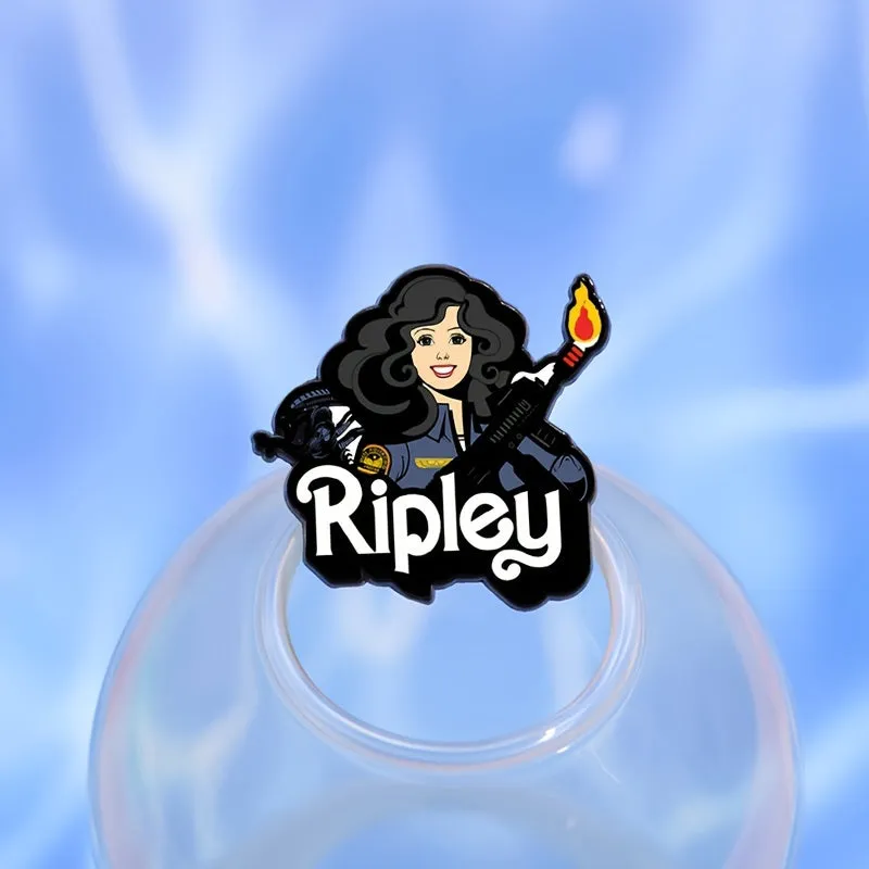 FLIXBLANY Ripley Cartoon Enamel Brooch Pin Novelty Lapel Metal Pin for Clothing