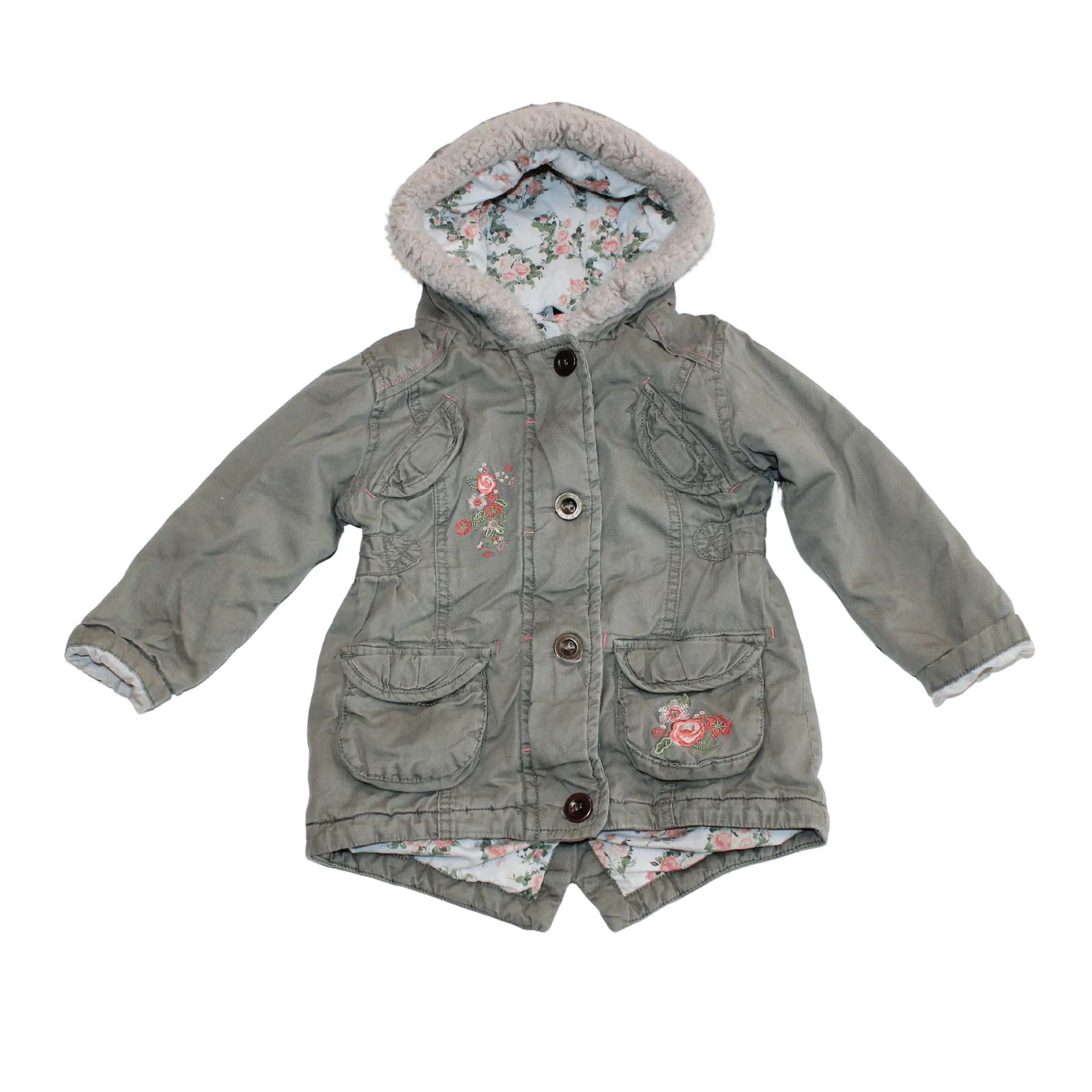 Flower Detail Parka