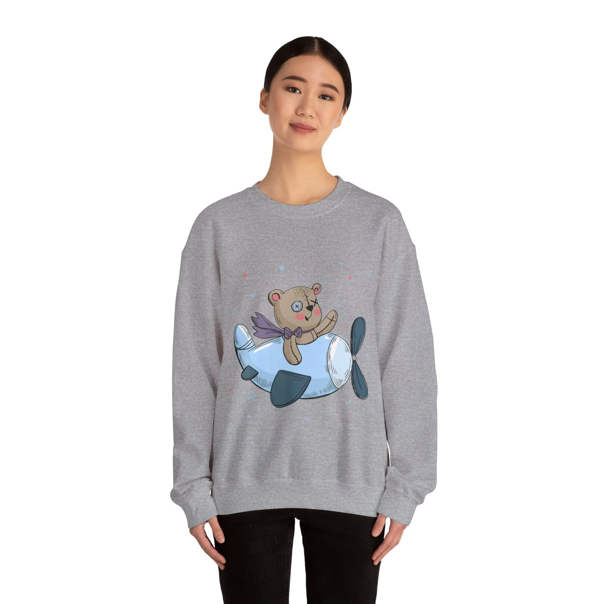 Flying Teddy Bear Sweatshirt