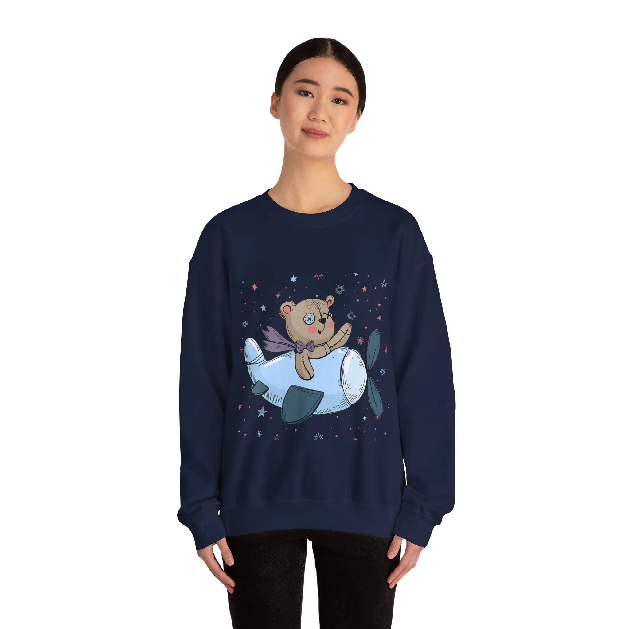 Flying Teddy Bear Sweatshirt
