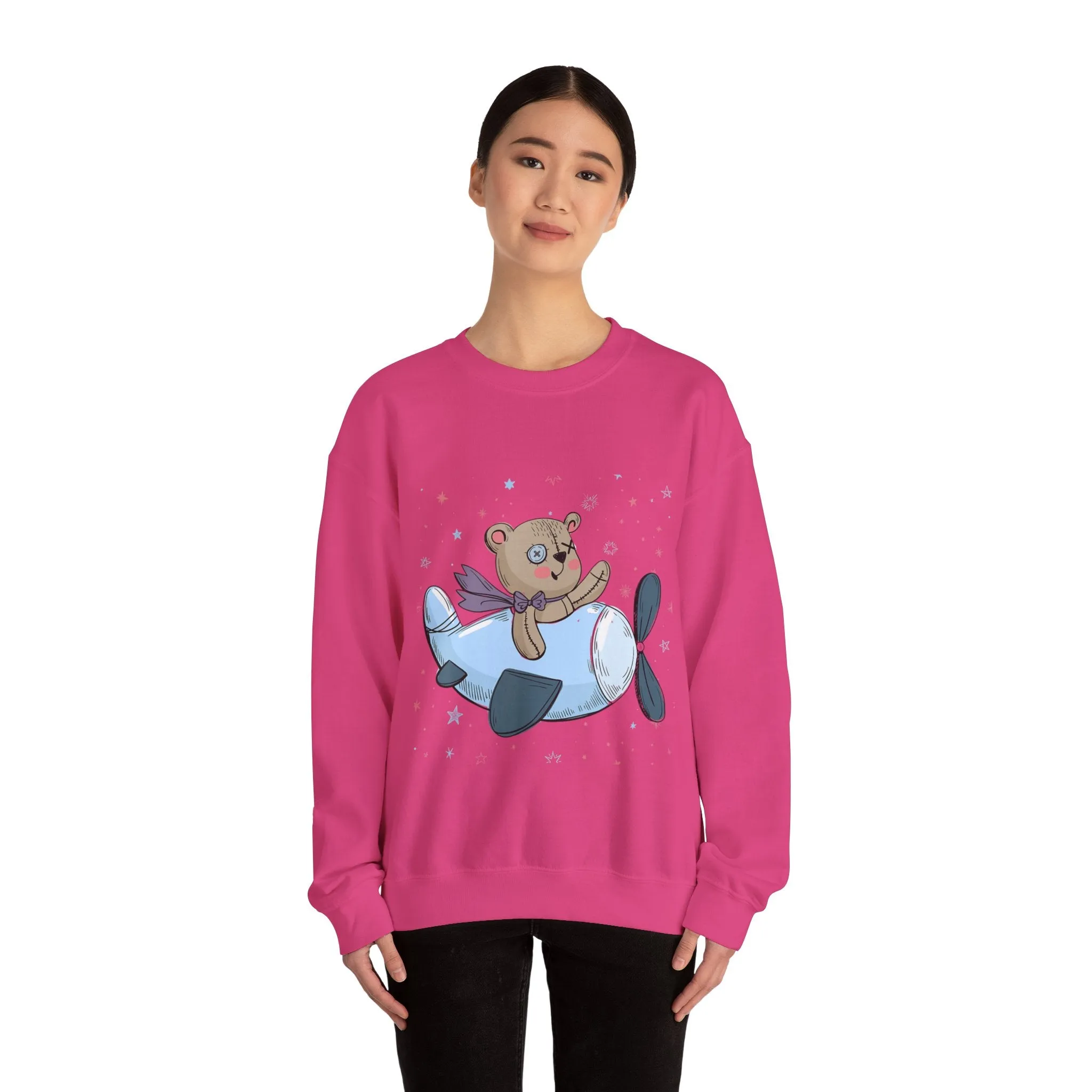 Flying Teddy Bear Sweatshirt