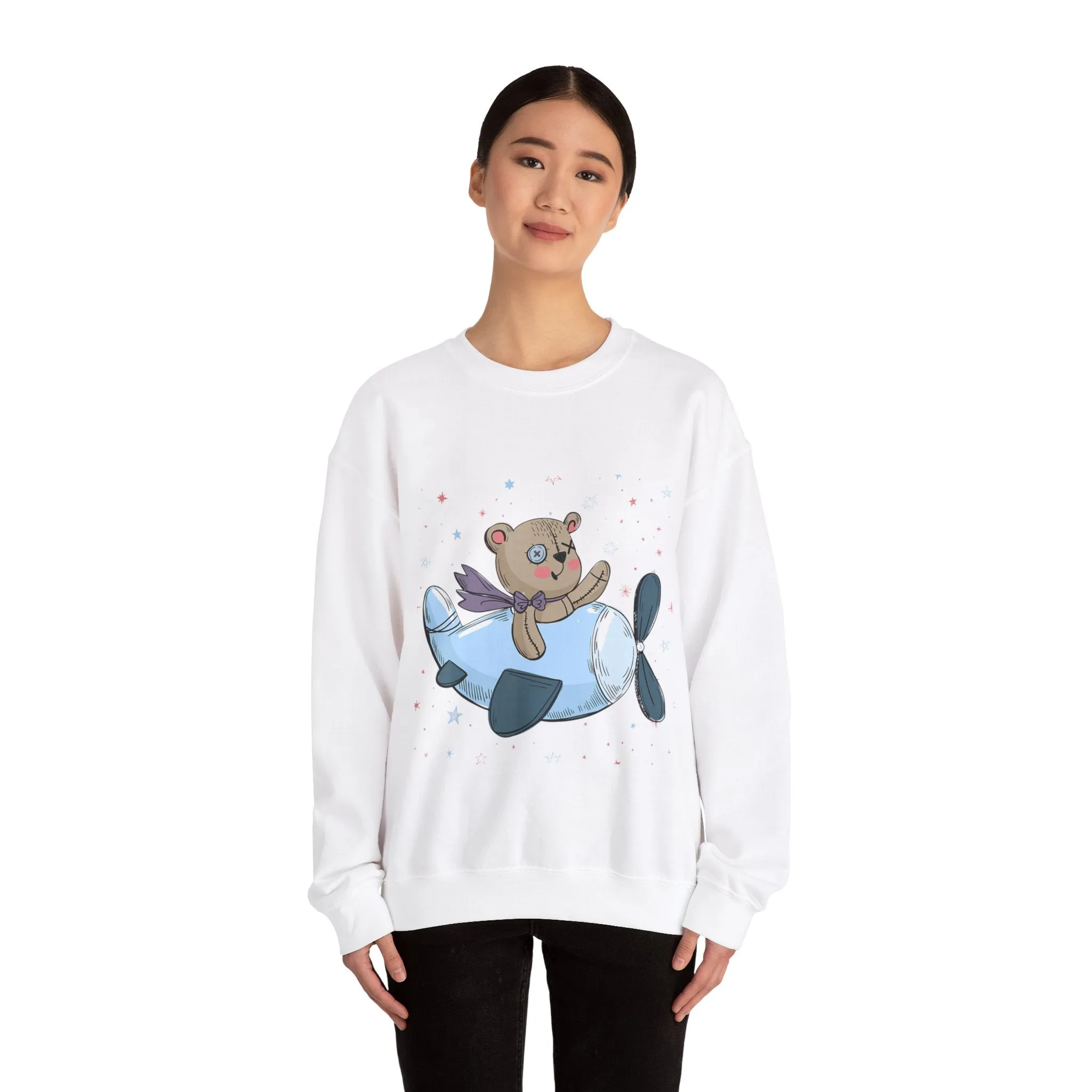 Flying Teddy Bear Sweatshirt