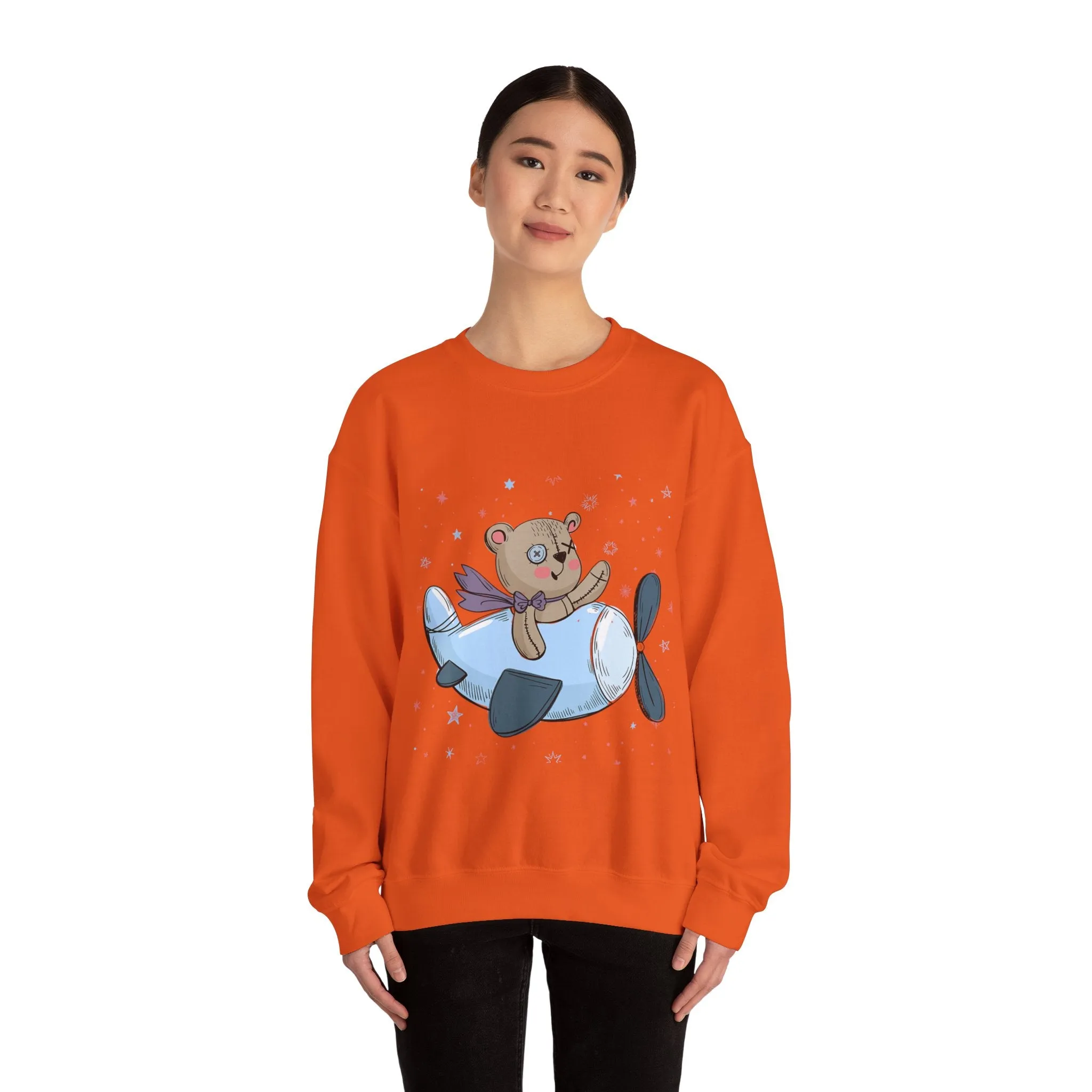 Flying Teddy Bear Sweatshirt