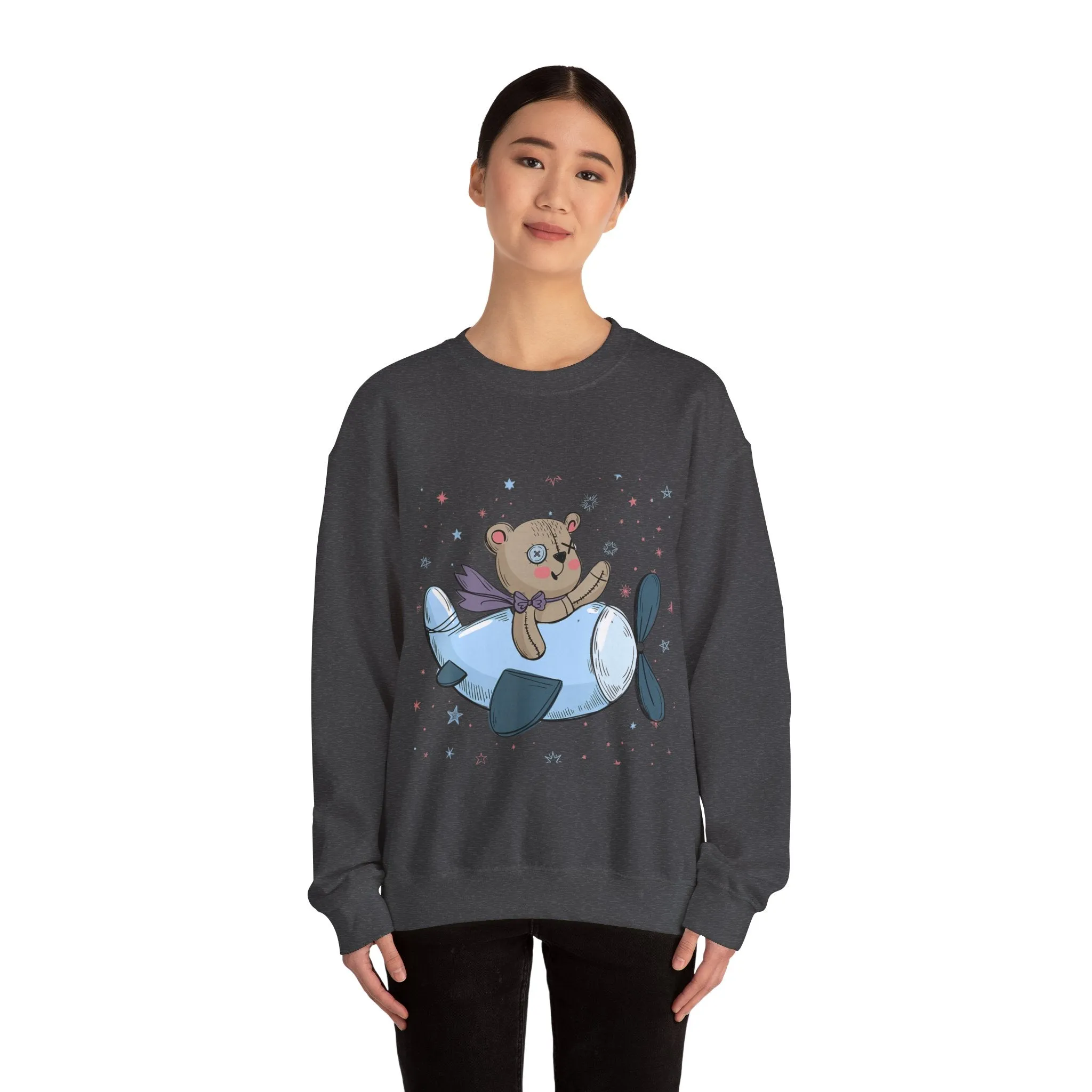 Flying Teddy Bear Sweatshirt