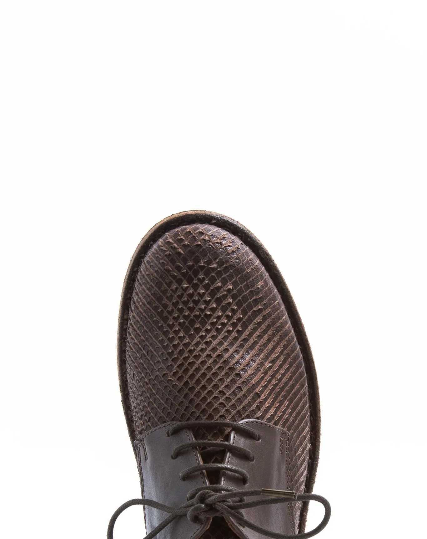 FRED Brown Leather Derby Shoes