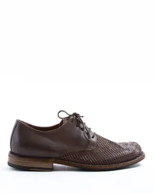 FRED Brown Leather Derby Shoes