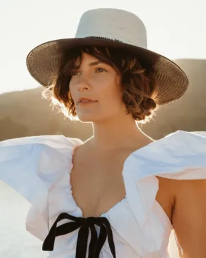 FREYA | Anemone Hat | Black & White