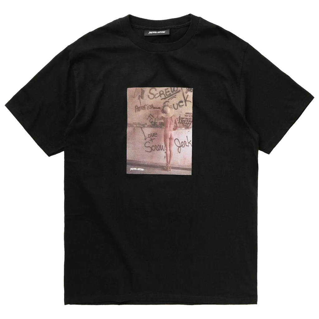 FUCKING AWESOME LOVE AND SCREW TEE - BLACK