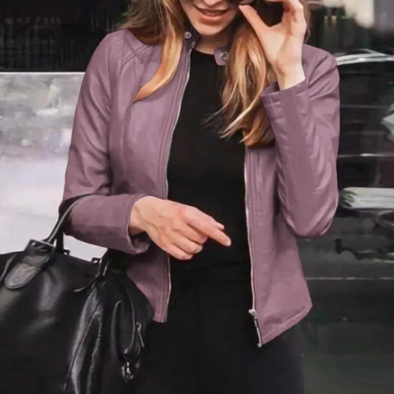Funki Buys | Jackets | Women's Slim Fit Faux Leather Jackets
