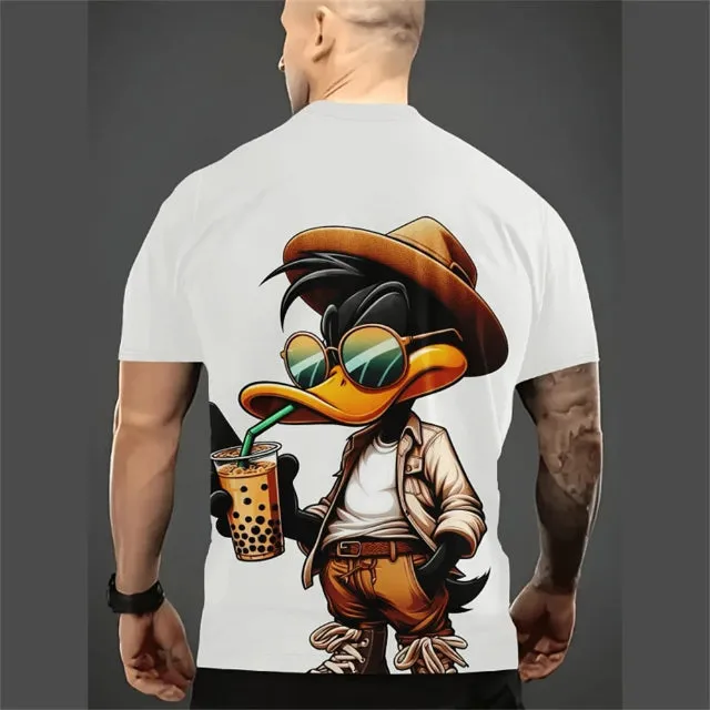 Funny cartoon t-shirt for men
