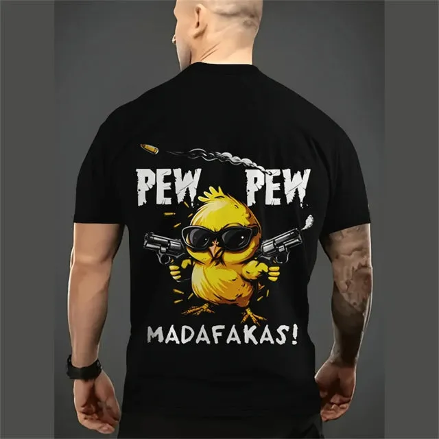 Funny cartoon t-shirt for men