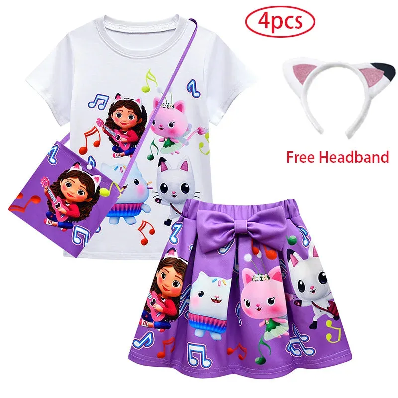 Gabby's Dollhouse Girls Clothes Sets