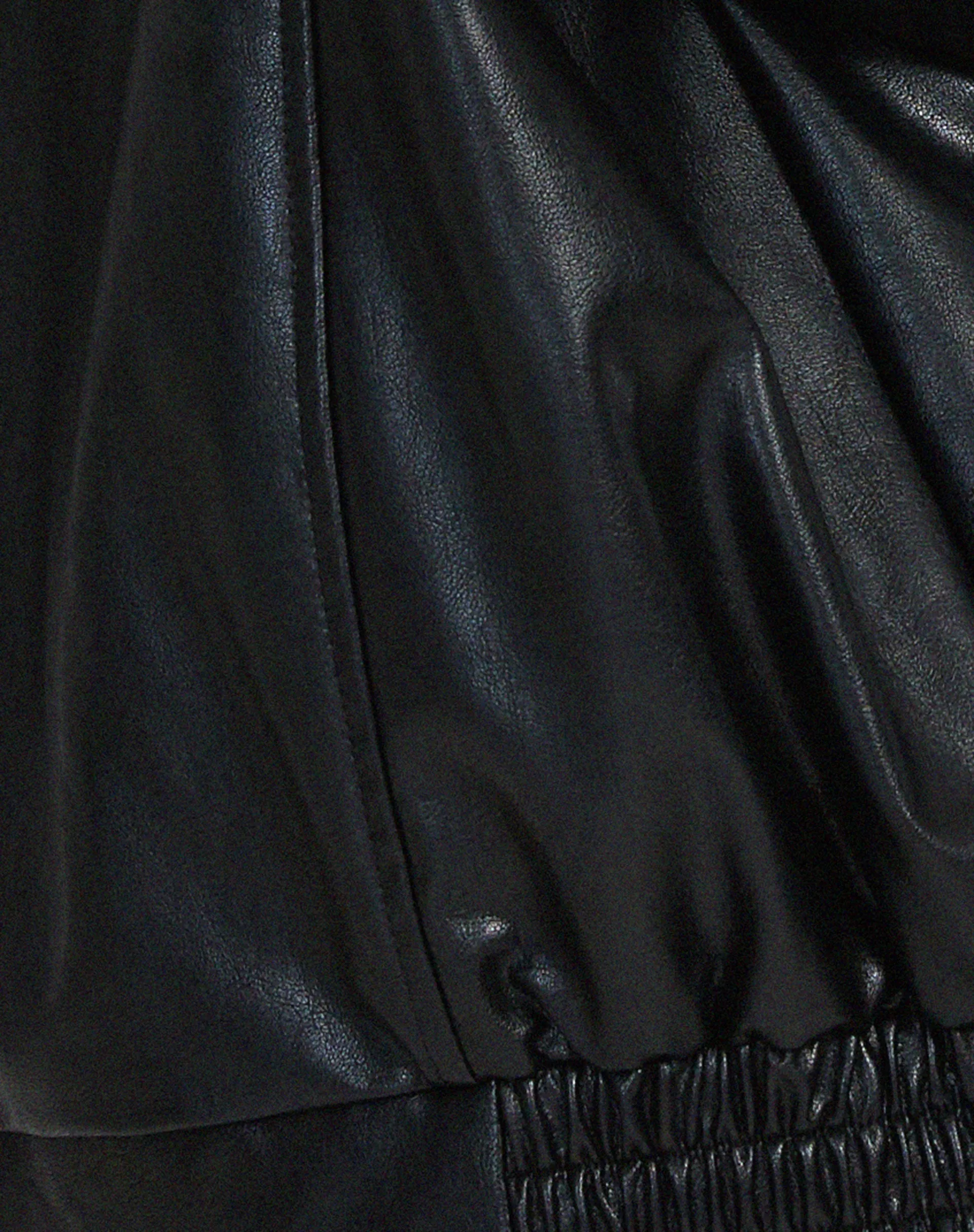 Gaia | Loose Leather Jacket