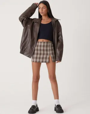 Gaia | Loose Leather Jacket