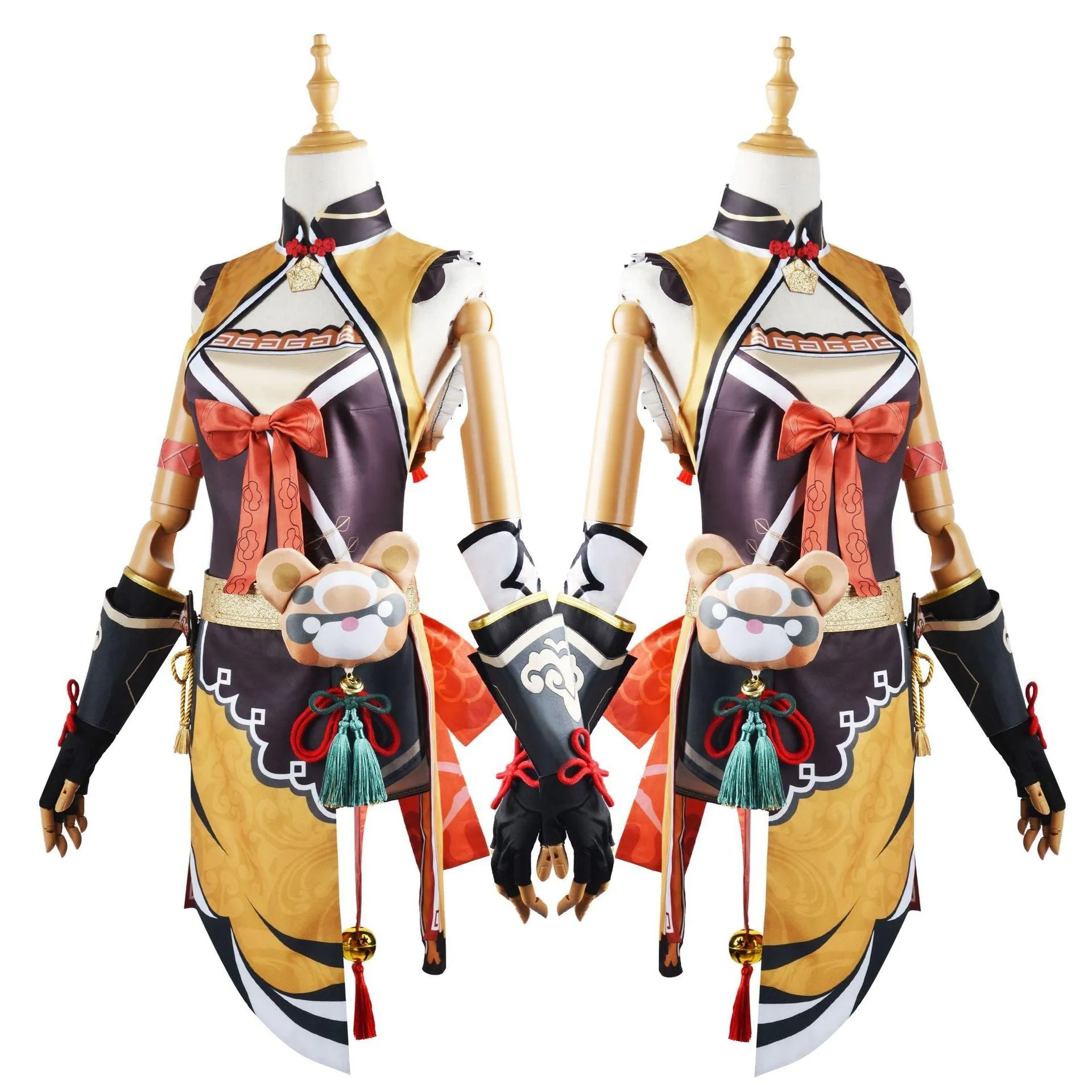 Game Genshin Impact Xiangling Outfits Halloween Carnival Costume Cosplay Costume