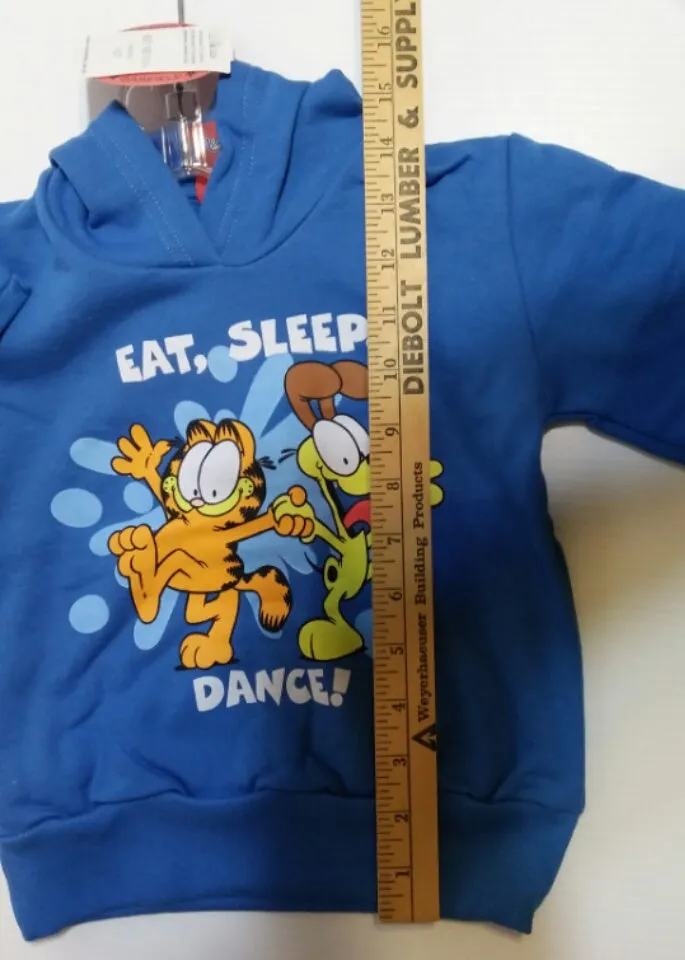 Garfield Odie Blue Sweatshirt Hoodie