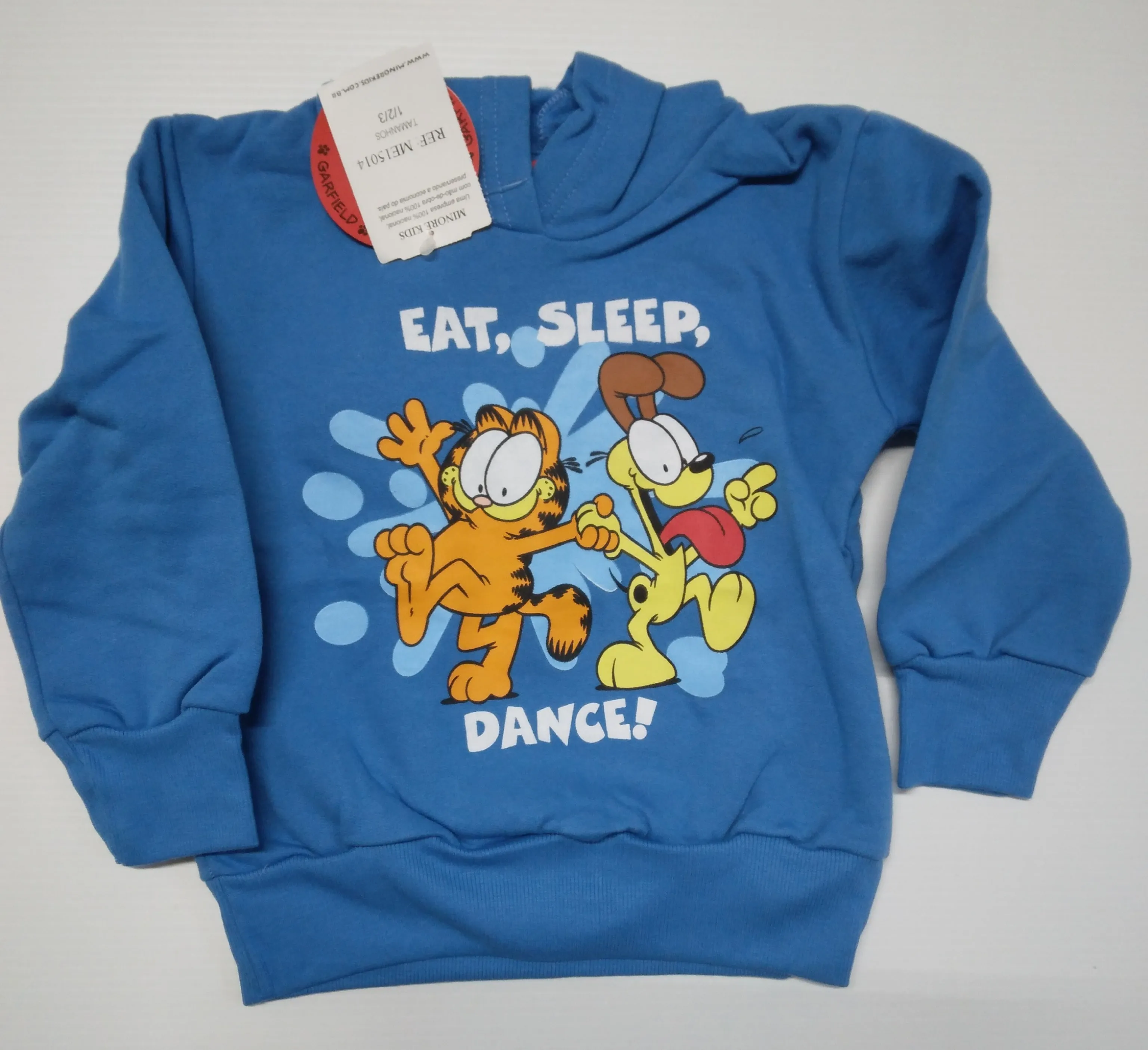 Garfield Odie Blue Sweatshirt Hoodie