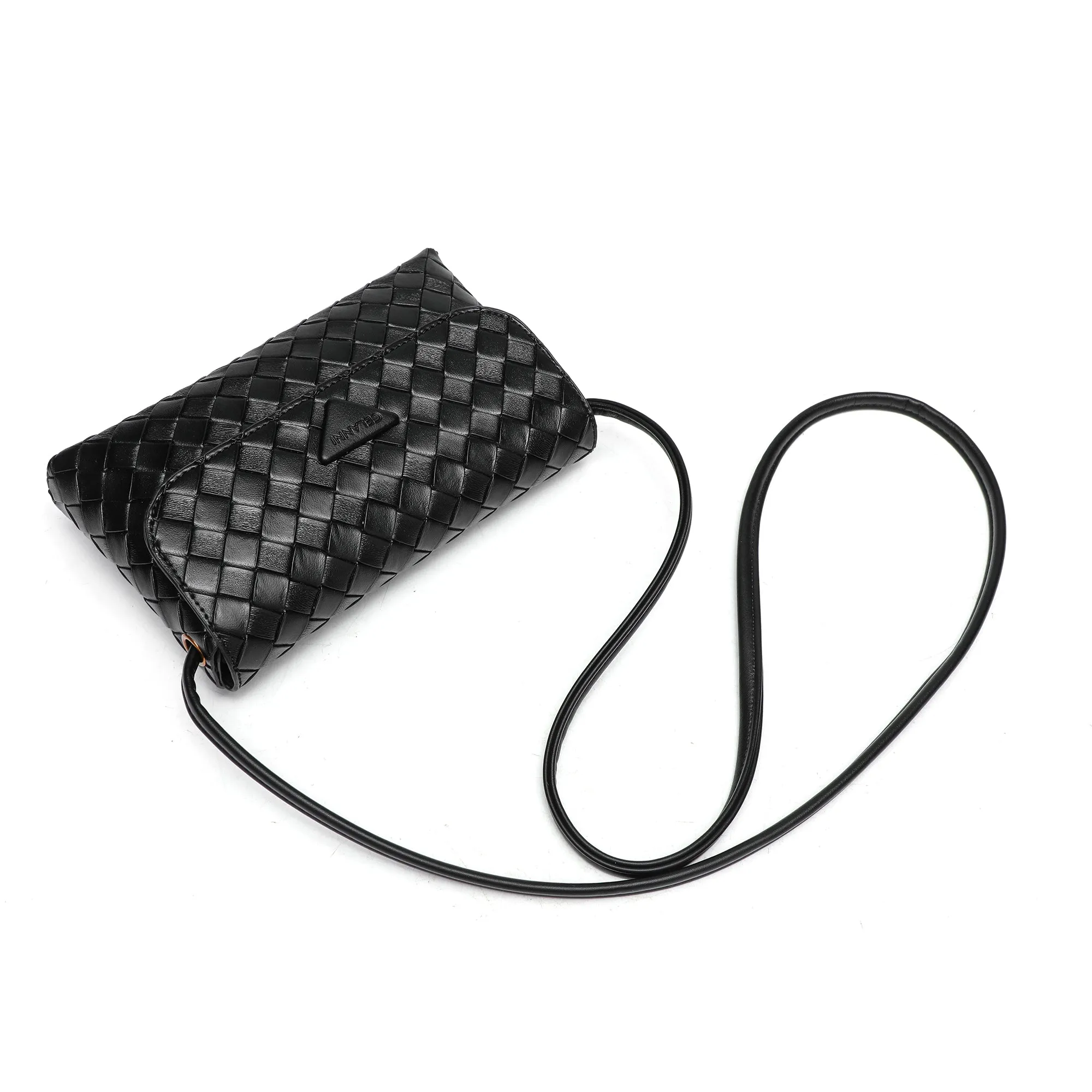 Gelanni Woven Bag -Black