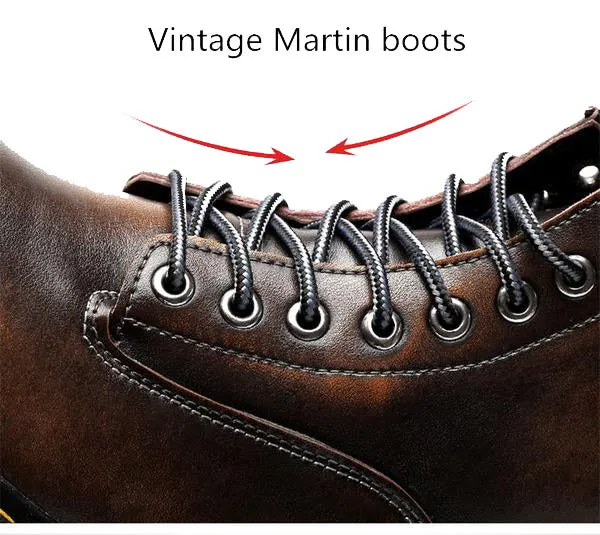 Genuine Leather Waterproof Ankle Boots