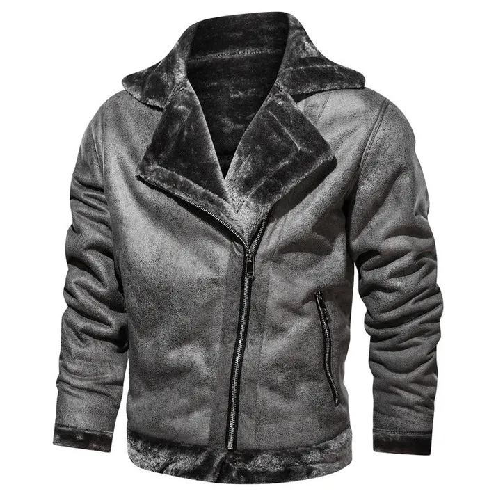 Genuine Leather Werner Slim Fit Bomber Jacket