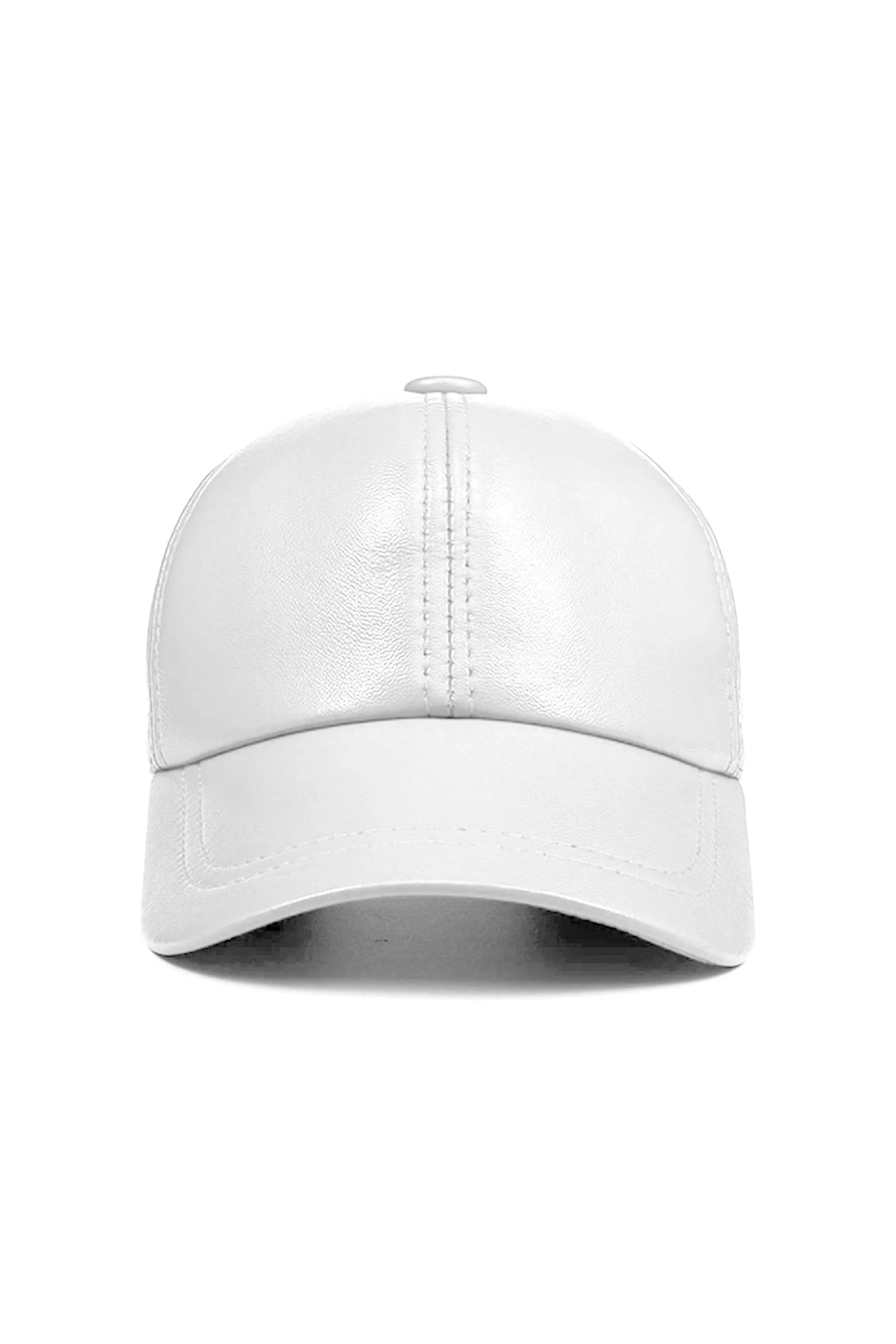 Genuine Sheep Leather Adjustable Baseball Cap // Unisex