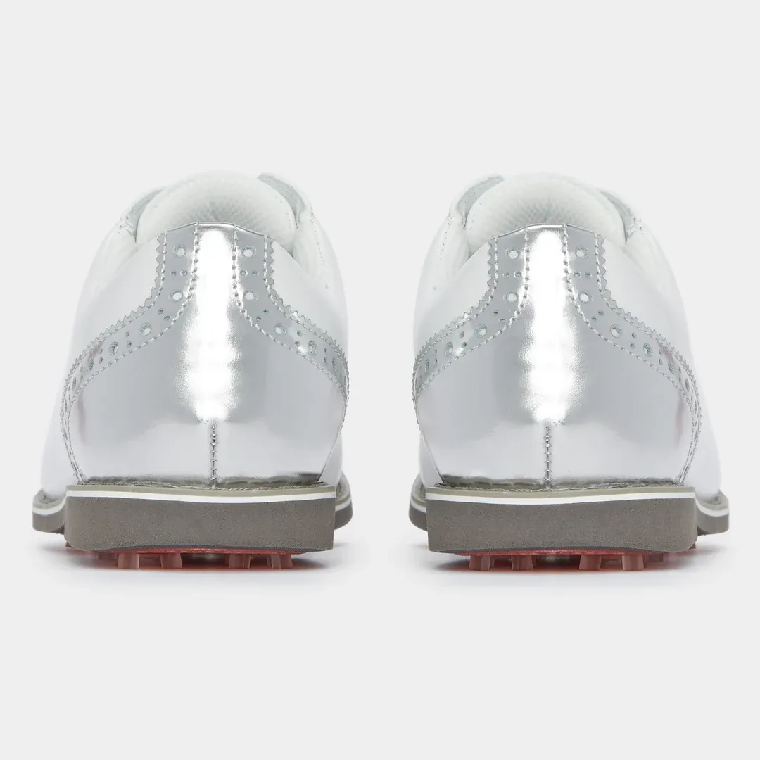 G/FORE WOMEN'S CAP TOE GALLIVANTER GOLF SHOE - SNOW