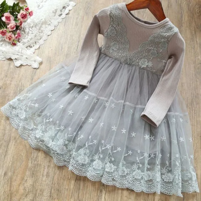 Girls Knitting Sweater Winter  Autumn Full Sleeve Elk Christmas Dress