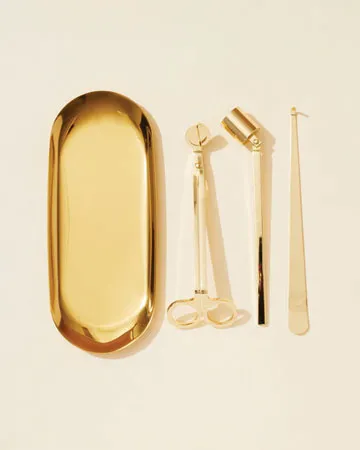 Gold Candle Care Kit | Accessories
